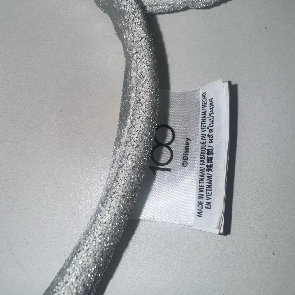 Sparkling Silver and Purple Headband 100 Years Anniversary - Picture 2 of 3